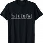 Nerd Periodic Table DJ EDM Party Techno Music Festival T-Shirt