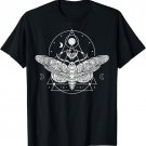 Goth Moth & Crescent Moon, Creepy Moths For Goths T-Shirt