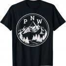 Pacific North West Mountains Oregon Washington Hiking Gift T-Shirt