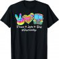 Peace Love Bus Tie Dye Leopard Bus Driver Life Gifts T-Shirt