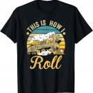 Retro Train This Is How I Roll Funny Train & Railroad Lovers T-Shirt