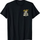 Hotrod Dragster Race Car Muscle Car Engine Cartoon Design T-Shirt