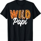 Wild One Papi Two Wild Family Birthday Zoo Animal Matching T-Shirt
