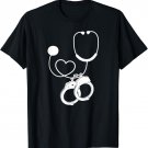 LPN Correctional Nurse Nursing Stethoscope Officer Women Men T-Shirt