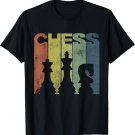 Retro Vintage Chess Birthday Gift Chess Player Kids Boy Girl T-Shirt