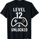 Level 12 Unlocked Video Game 12th Birthday Gift T-Shirt