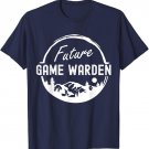 Future Game Warden Retro Funny Badge Game Warden Outfit T-Shirt