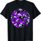 Purple Camo Basketball - Purple Camouflage Basketball T-Shirt