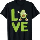 Avocado Lover Cute Avocado Fruit graphic Novelty T-Shirt