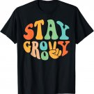 Stay Groovy Hippie Peace Sign Retro 60s 70s Men Women T-Shirt