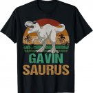 Gavin Saurus Dinosaur T Rex First Name Personalized T-Shirt