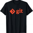 Git Official Logo/Word Orange T-Shirt