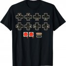Retro Game Gamer Gaming Contra Cheat Code 30 Lives Code T-Shirt