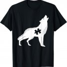 Autism Awareness T-Shirt Wolf with Puzzle - Autism Shirt
