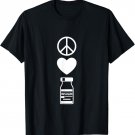 Peace Love and Insulin, Type 1 Diabetes T-Shirt
