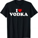 I Love Vodka - Heart T-Shirt