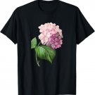 Vintage Romantic Beautiful Hydrangea Flower Floral Art Shirt T-Shirt