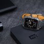 Handmade Black Stingray Leather Watch Band for Apple Watch Series 7/6/SE/5/4/3/2/1