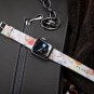 Handmade Colourful Leather Watch Band for Apple Watch Series 7/6/SE/5/4/3/2/1