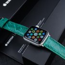 Handmade Luxury Ostrich Leather Watch Band for Apple Watch Series 7/6/SE/5/4/3/2/1