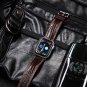 Handmade Luxury Dark Brown Lizards Leather Watch Band for Apple Watch Series 7/6/SE/5/4/3/2/1