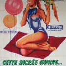 NAUGHTY GIRL 1955 BRIGITTE BARDOT - French 47x63