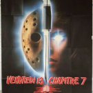 FRIDAY THE 13TH PART VII : THE NEW BLOOD 1988 Kane Hodder 47x63