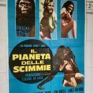 THE PLANET OF THE APES, 1968 (RR1970) - Charlton Heston - Italian 39x55