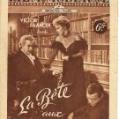 THE BEAST WITH FIVE FINGERS 1946 Peter Lorre French Mag THE BEAST WITH FIVE FINGERS 1946 Peter Lorre French Mag