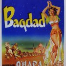 BAGDAD 1949 Belgian 14x22 Vincent Price VERY NICE ARTWORK