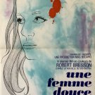 A GENTLE WOMAN 1983 ROBERT BRESSON - French small Original 15x22 in.
