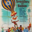 FIVE WEEKS IN A BALLOON 1963 IRWIN ALLEN 47x63