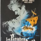 FURY AT SMUGGLER'S BAY 1961 PETER CUSHING 24x33 - LITHO
