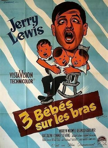 ROCK-A-BYE-BABY 1958 JERRY LEWIS 47x63