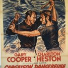 THE WRECK OF THE MARY DEARE 1959 GARY COOPER / CHARLTON HESTON 47x63