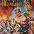 SPARTACUS AND THE 10 GLADIATORS 1964  PEPLUM 24x33