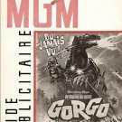 GORGO 1959 Eugene Lourie FRENCH PRESSBOOK