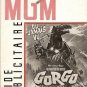 GORGO 1959 Eugene Lourie FRENCH PRESSBOOK