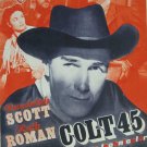 THUNDERCLOUD 1950 RANDOLPH SCOTT French pressebook