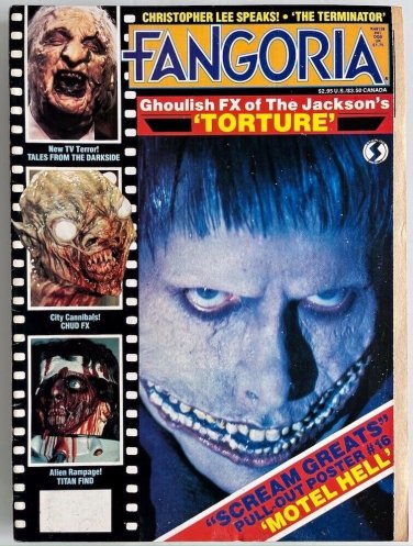 FANGORIA # 41, Christopher Lee/The Terminator/Chud (1985)