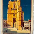 VILLEFRANCHE DE ROUERGUE (1929) VINTAGE FRENCH TRAVEL POSTER by ALO VILLEFRANCHE DE ROUERGUE (1929) VINTAGE FRENCH TRAVEL POSTER by ALO