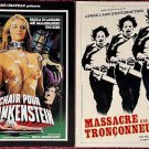 LOT of 2 WONDERFUL HORROR FRENCH PRESSBOOKS - VERY NICE