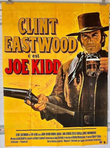 JOE KIDD (1972) CLINT EASTWOOD - NICE French 47x63 by MASCII