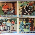 FOLLOW THAT DREAM (1962) ELVIS PRESLEY - COMPLETE SET OF 8 U.S LOBBY CARDS FOLLOW THAT DREAM (1962) ELVIS PRESLEY - COMPLETE SET OF 8 U.S LOBBY CARDS