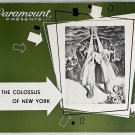 THE COLOSSUS OF NEW YORK (1958) EUGENE LOURIE - RARE Belgian PRESSBOOK THE COLOSSUS OF NEW YORK (1958) EUGENE LOURIE - RARE Belgian PRESSBOOK