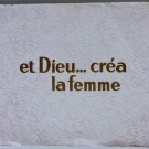 AND GOD CREATED WOMAN - French pressbook (1956) sexy Brigitte Bardot