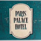 PARIS PALACE HOTEL - French pressbook (1956) HENRI VERNEUIL
