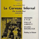 THE INVISIBLE BOY (1957) HERMAN HOFFMAN - RARE Belgian PRESSBOOK