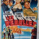BORDER RIVER (1954) - GEORGE SHERMAN - French 47x63 - NICE LITHO