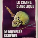 THE SKULL (1965) PETER CUSHING / CHRISTOPHER LEE - Belgian 14x22 - NICE ARTWORK THE SKULL (1965) PETER CUSHING / CHRISTOPHER LEE - Belgian 14x22 - NICE ARTWORK